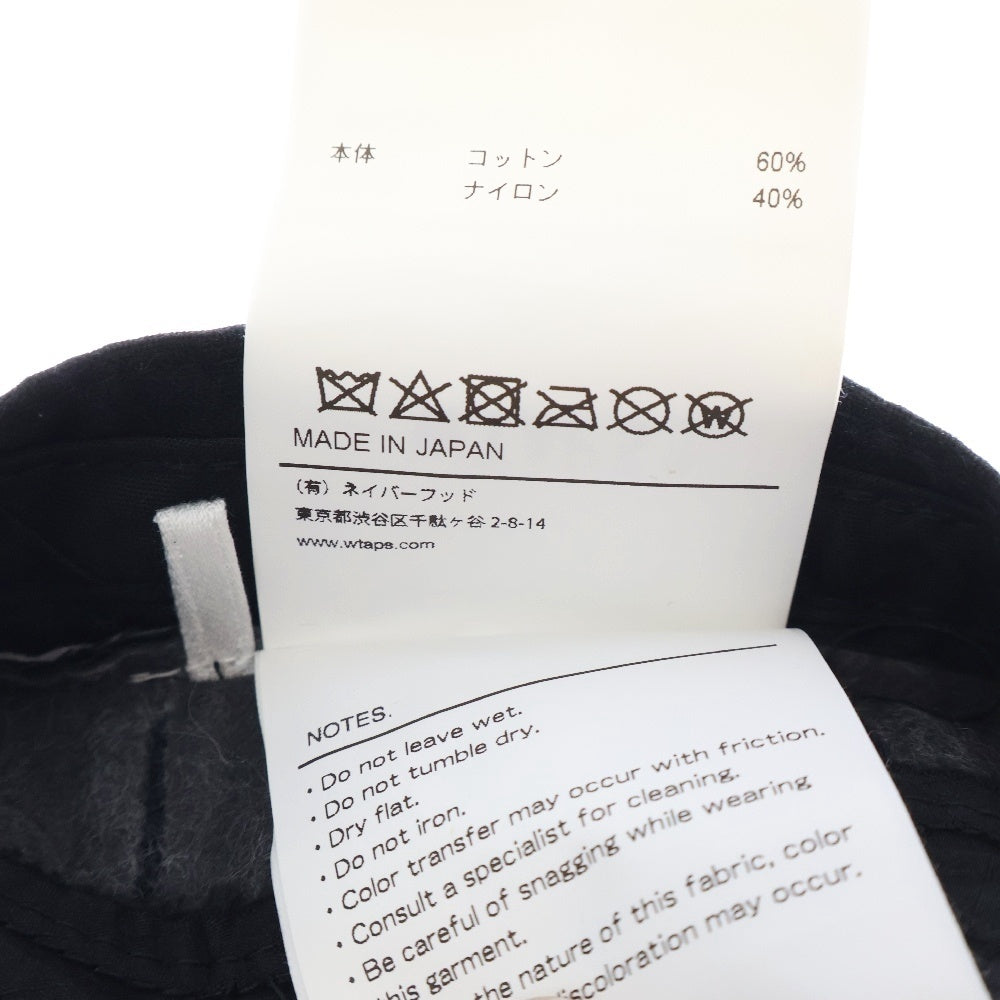 WTAPS(ダブルタップス) 22SS JUNGLE 01 HAT 221HCDT-HT13 ジャングル バケットハット 帽子 ブラック