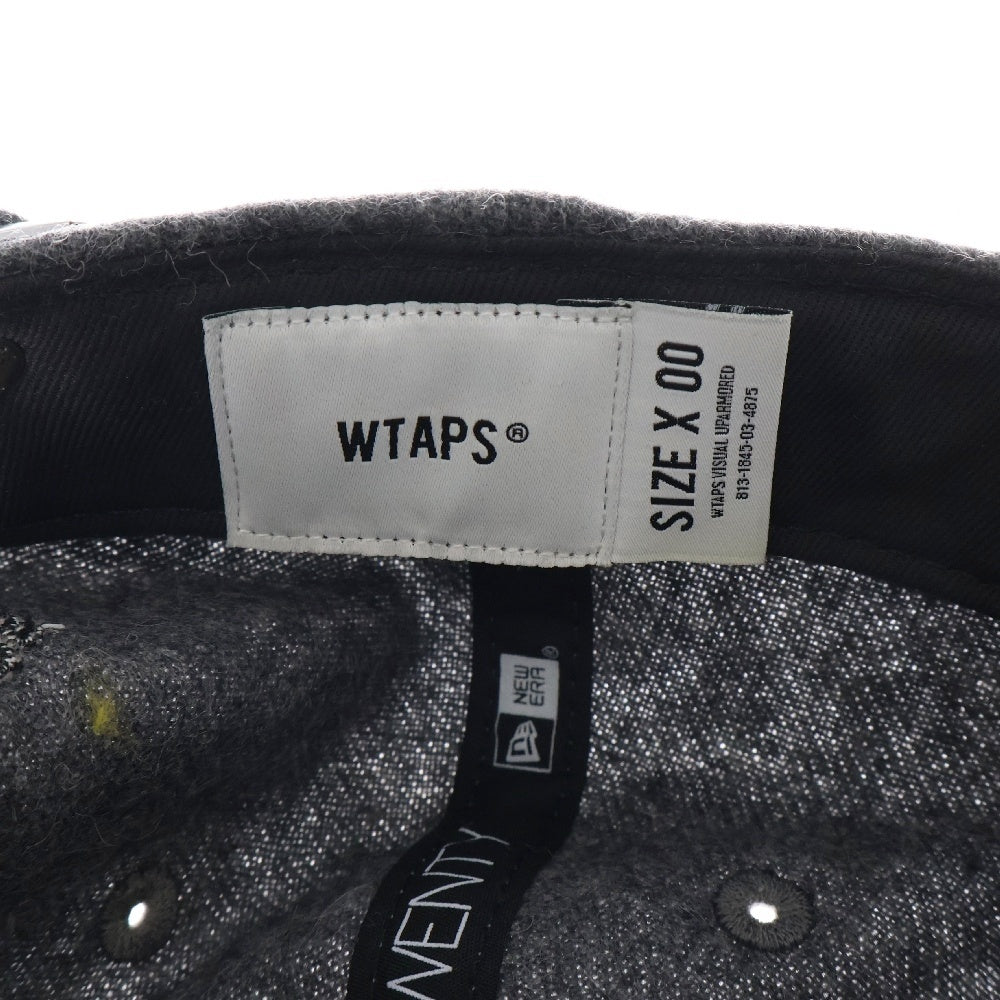 WTAPS(ダブルタップス) ×NEWERA WONY FLANNEL LLW ニューエラ ウール ベースボールキャップ 帽子 グレー