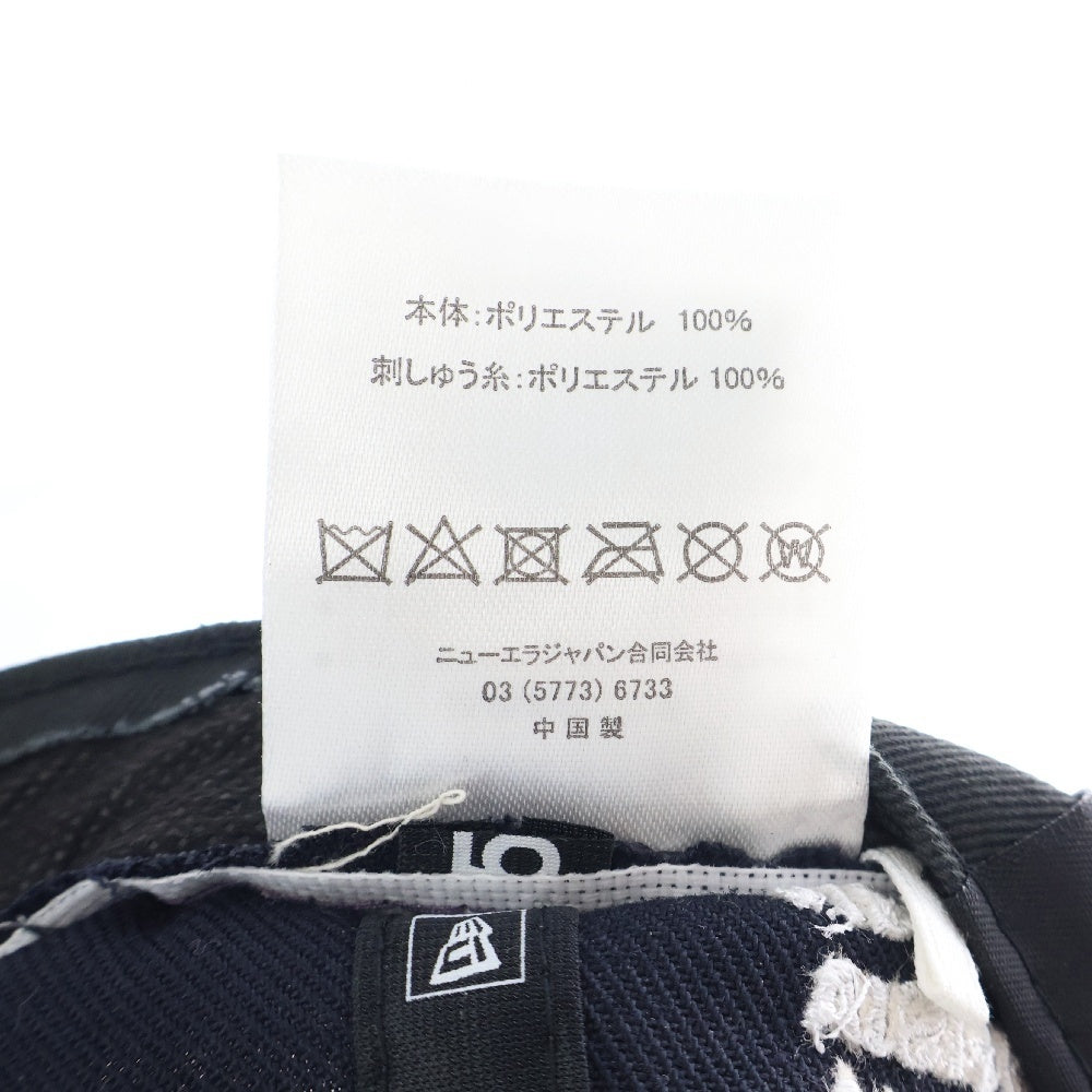 WTAPS(ダブルタップス) ×NEWERA 59FIFTY LOW PROFILE CAP POLY TWILL ニューエラ ベースボールキャップ 帽子 ネイビー