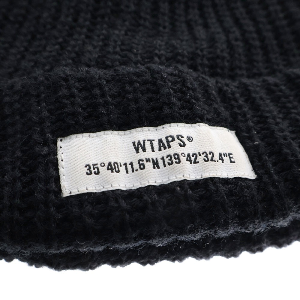 WTAPS(ダブルタップス) 20AW BEANIE WOAC 202MADT-HT01 アクリル ニットキャップ ビーニー 帽子 ブラック