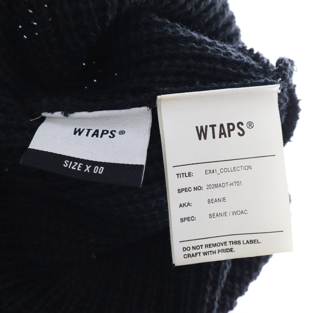 WTAPS(ダブルタップス) 20AW BEANIE WOAC 202MADT-HT01 アクリル ニットキャップ ビーニー 帽子 ブラック