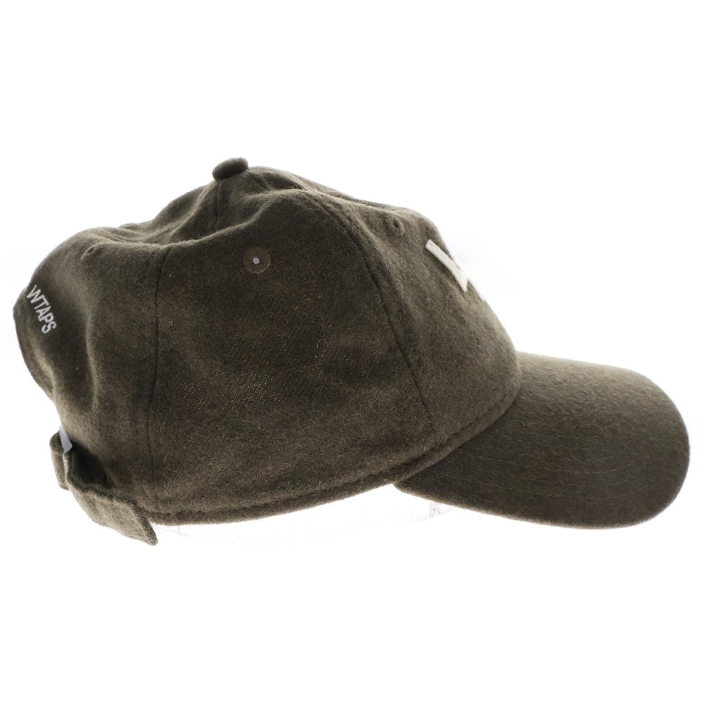 WTAPS(ダブルタップス) ×NEWERA WONY FLANNEL LLW ニューエラ ウール ベースボールキャップ 帽子 カーキ