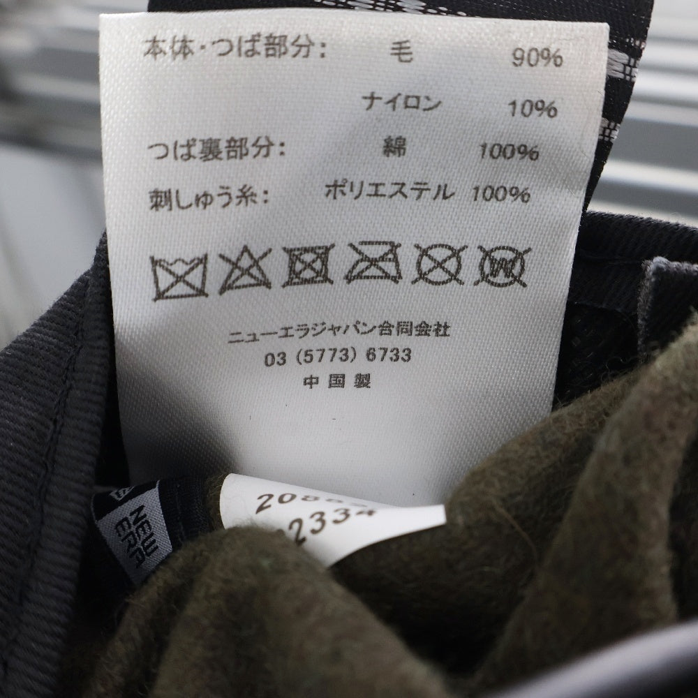 WTAPS(ダブルタップス) ×NEWERA WONY FLANNEL LLW ニューエラ ウール ベースボールキャップ 帽子 カーキ