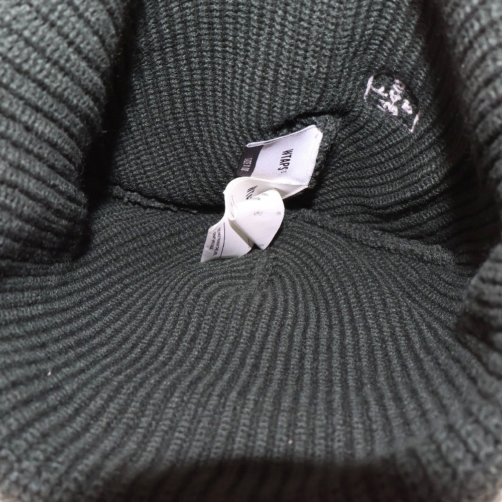 WTAPS(ダブルタップス) 22AW BEANIE 222MADT-HT06 アクリル ニットキャップ ビーニー 帽子 カーキ