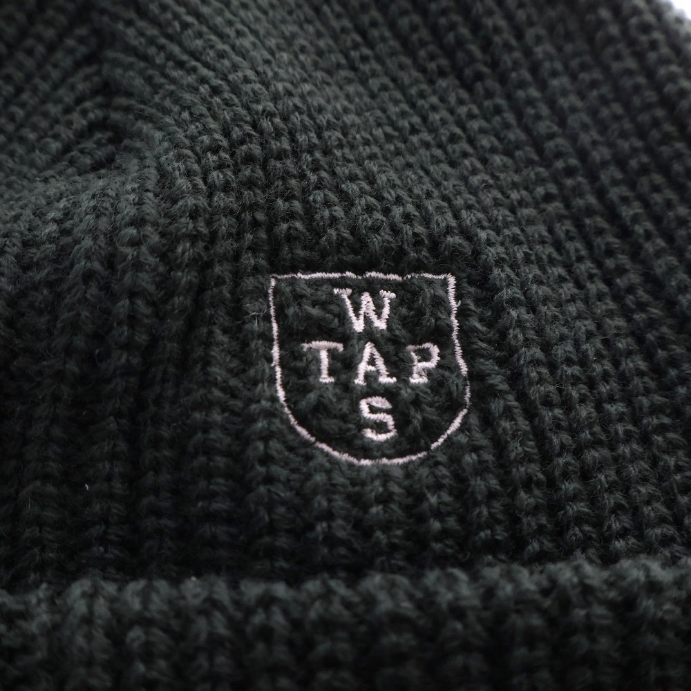 WTAPS(ダブルタップス) 22AW BEANIE 222MADT-HT06 アクリル ニットキャップ ビーニー 帽子 カーキ