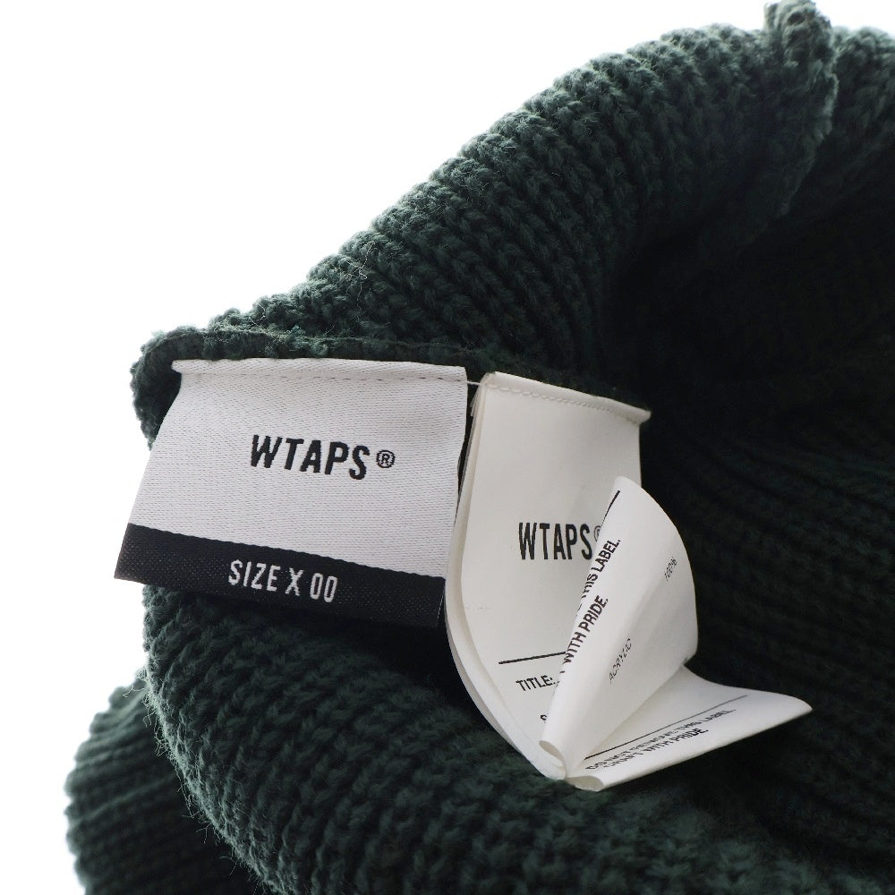WTAPS(ダブルタップス) 22AW BEANIE 222MADT-HT06 アクリル ニットキャップ ビーニー 帽子 カーキ