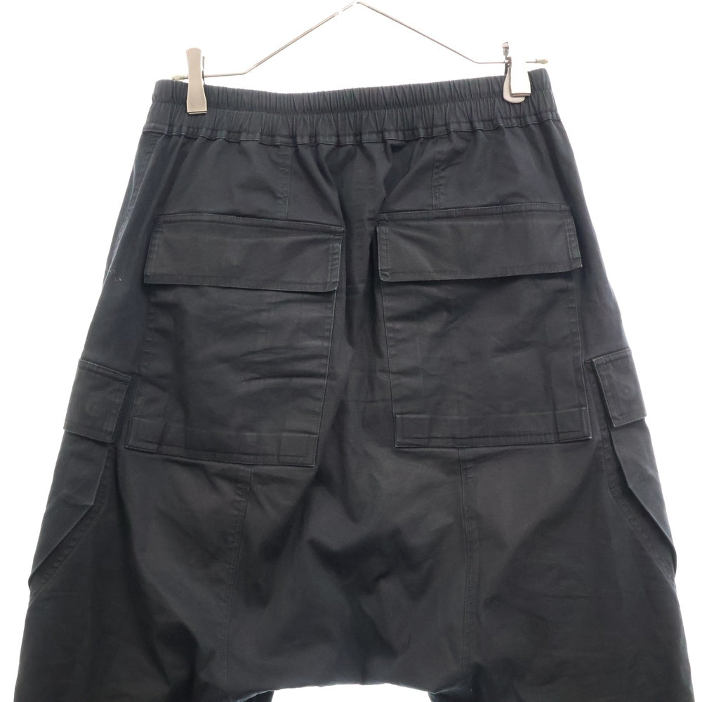 Rick Owens(リックオウエンス) 21AW GETHSEMANE CARGO LONG PANTS カーゴサルエルロングパンツ ブラック RU02A5379-TE