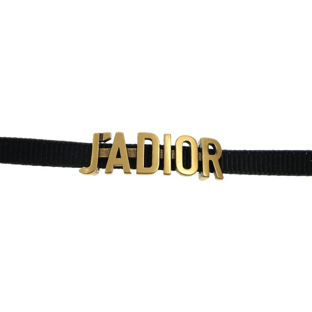 Christian Dior(クリスチャンディオール) J'ADIOR チョーカーネックレス ブラック/ゴールド レディース