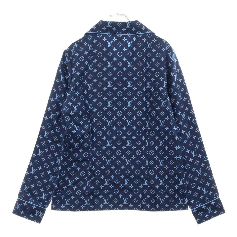 LOUIS VUITTON(ルイヴィトン) 22AW L/S Pajama Shirt W/Pocket ネイビー/ブルー レディース RW222W PR0 FNBL50