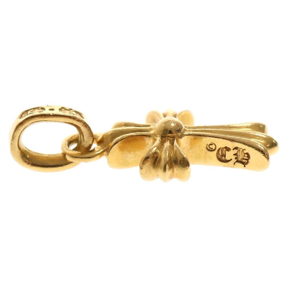 CHROME HEARTS(クロムハーツ) 22K CRS BBYFAT P/DIA ベイビーファットクロス PAVEダイヤ ペンダントトップ ゴールド BCA035