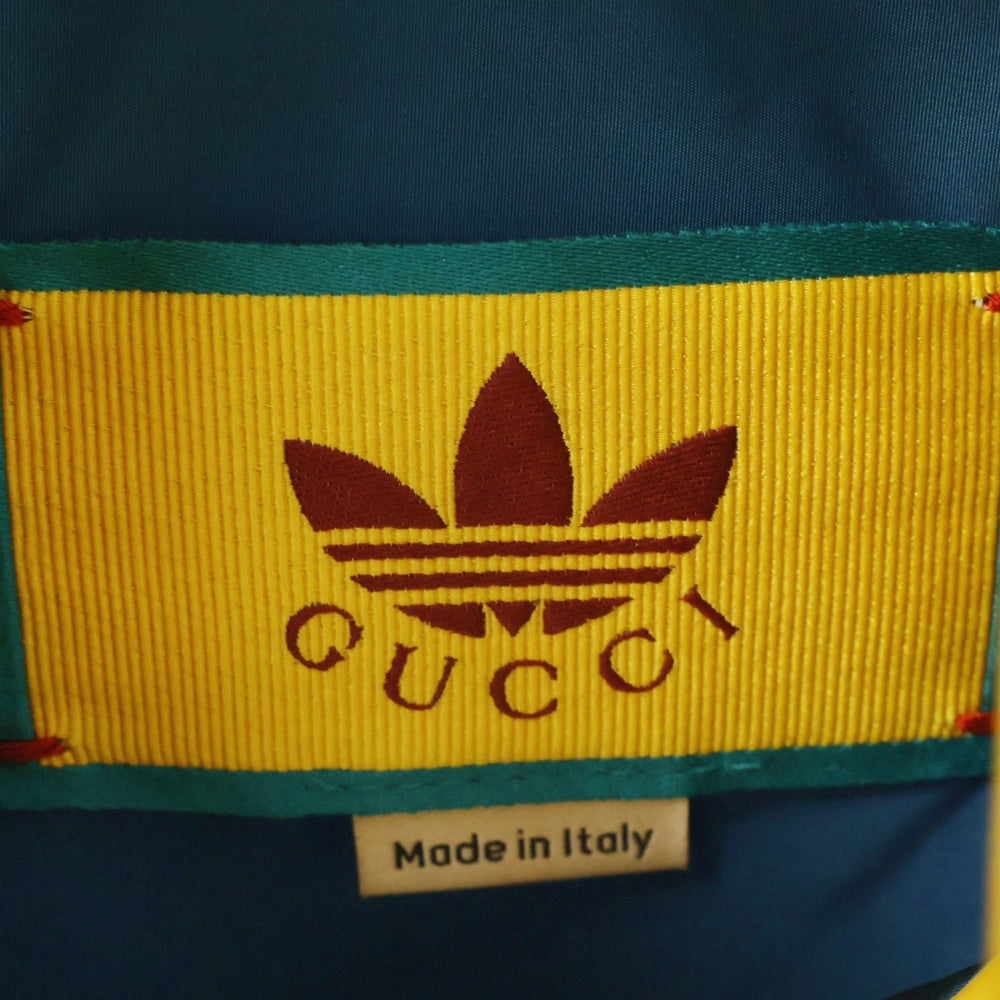 GUCCI(グッチ) 22AW ×adidas アディダス アセテート トレフォイル GGロゴアノラックナイロンジャケット マルチ 691429 Z8A2G
