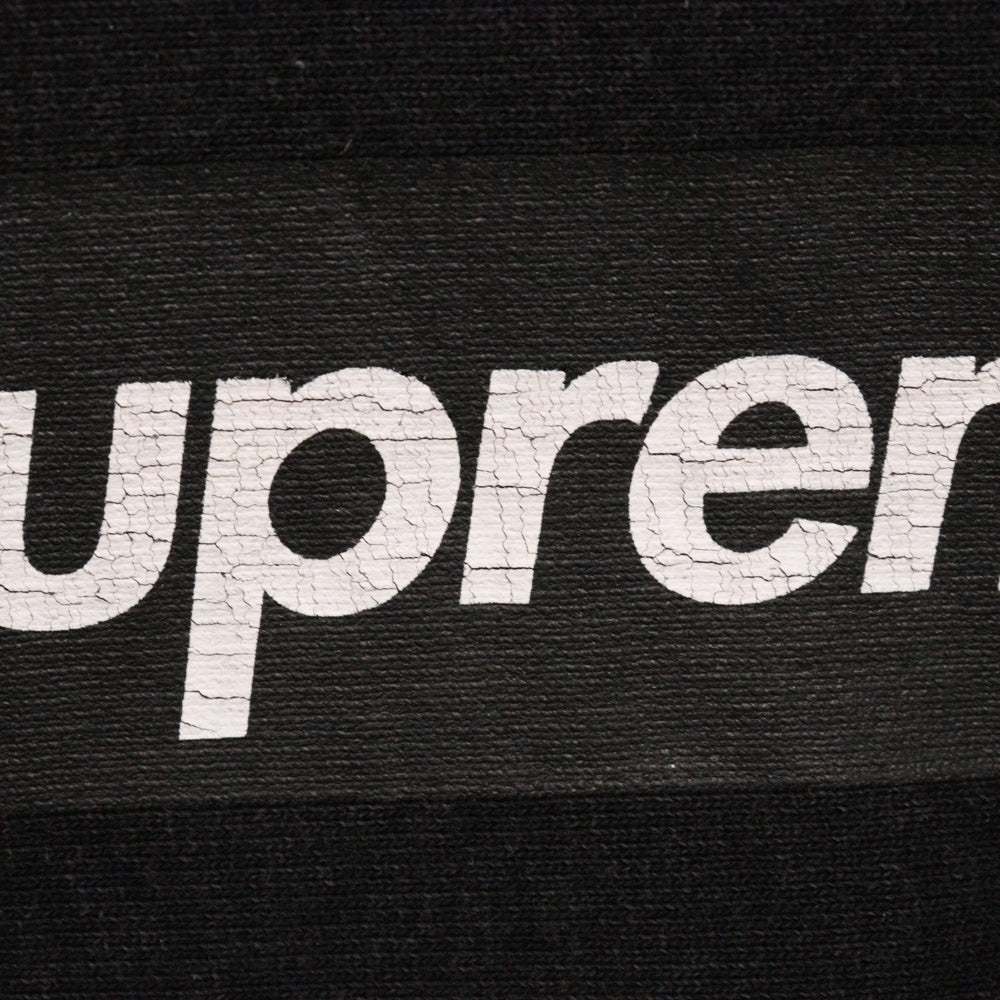 SUPREME(シュプリーム) 25SS Washed Box Logo Crewneck ウォッシュ ボックスロゴ クルーネックスウェットトレーナー ブラック