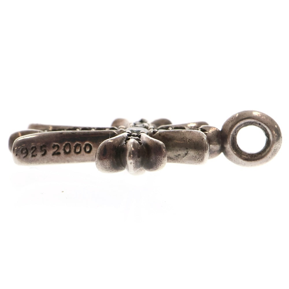 CHROME HEARTS(クロムハーツ) TNY CRSF P/DIA タイニーファットクロス PAVEダイヤ ペンダントトップ シルバー BCA323