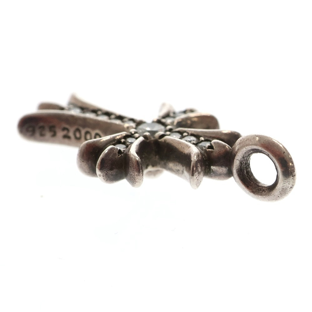 CHROME HEARTS(クロムハーツ) TNY CRSF P/DIA タイニーファットクロス PAVEダイヤ ペンダントトップ シルバー BCA323