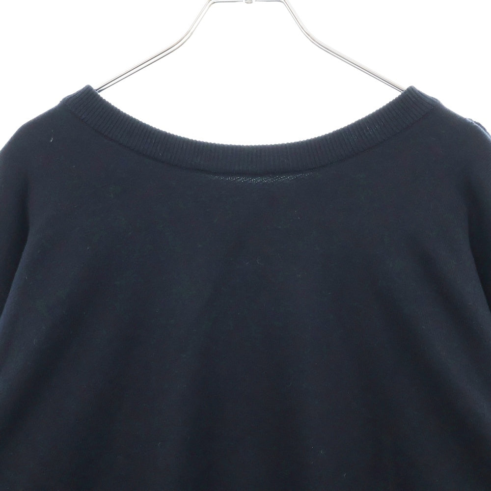 SSZ(エスエスズィー) 22AW BOTH SIDE KNIT 11-15-0026-156 クルーネック スウェット トレーナー ネイビー
