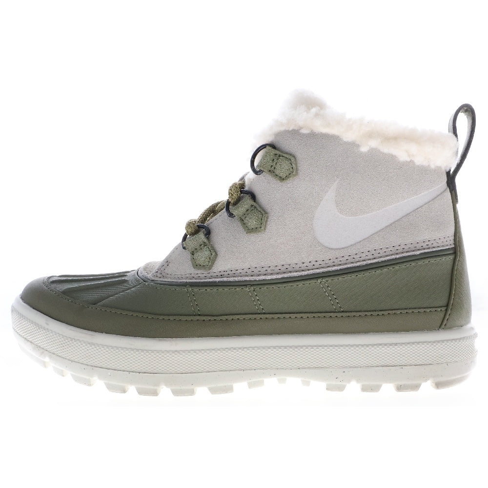 NIKE(ナイキ) WMNS WOODSIDE CHUKKA 2 537345-200 ウィメンズ ウッドサイド チャッカ レースアップ ブーツ カーキ/グレー レディース US7/24.0cm