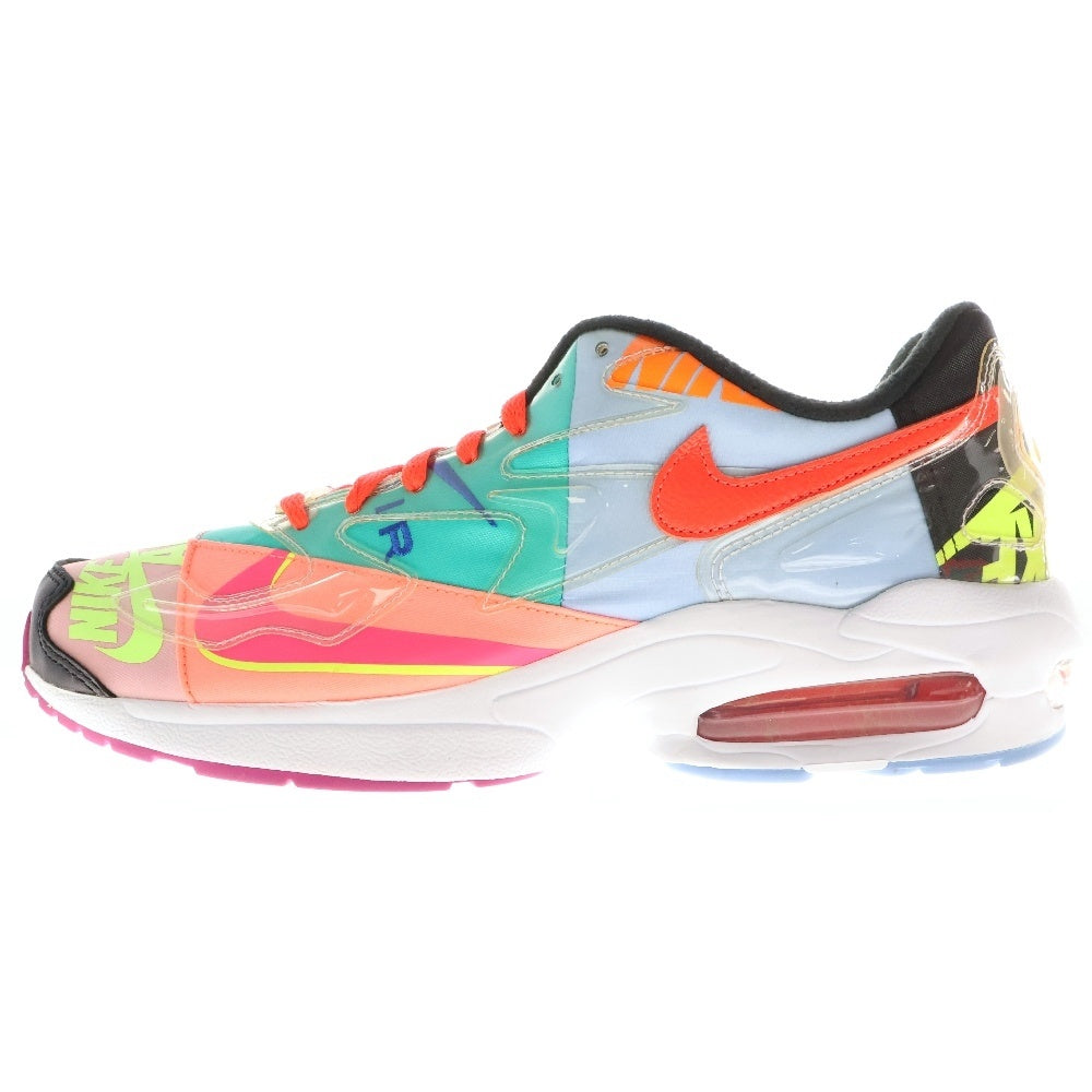 NIKE(ナイキ) ×ATMOS AIR MAX 2 LIGHT QS BV7406-001 アトモス エアマックス2ライト ローカットスニーカー マルチ US10.5/28.5cm