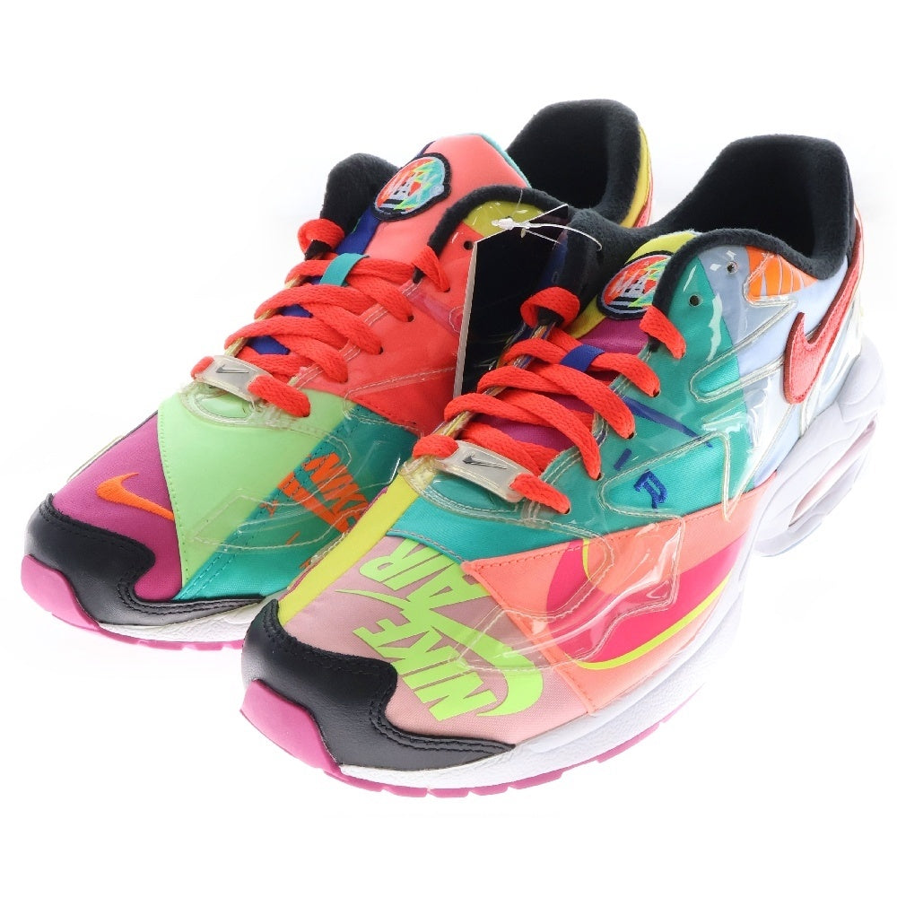 NIKE(ナイキ) ×ATMOS AIR MAX 2 LIGHT QS BV7406-001 アトモス エアマックス2ライト ローカットスニーカー マルチ US10.5/28.5cm