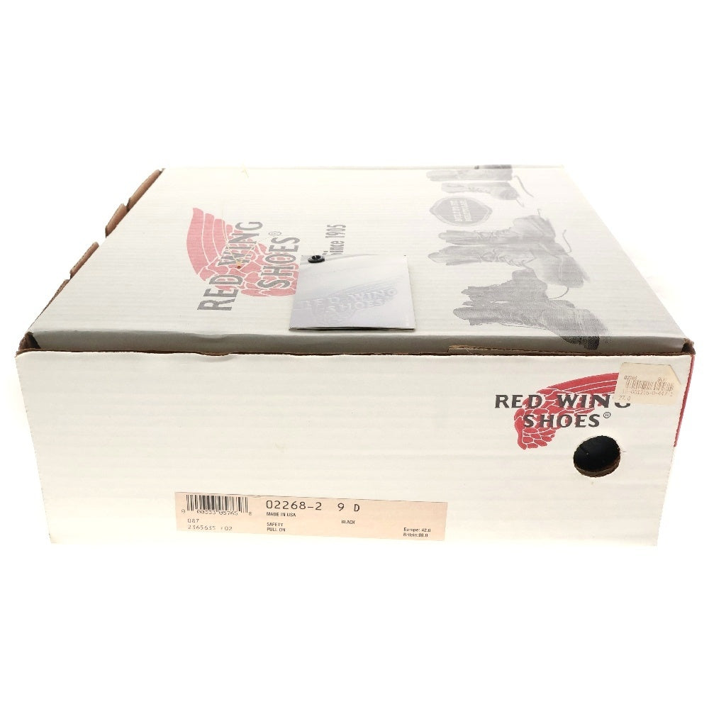 RED WING(レッド ウイング) ENGINEER BOOT 2268 ベルト付き レザー ハイカット エンジニアブーツ ブラック US9/27.0cm