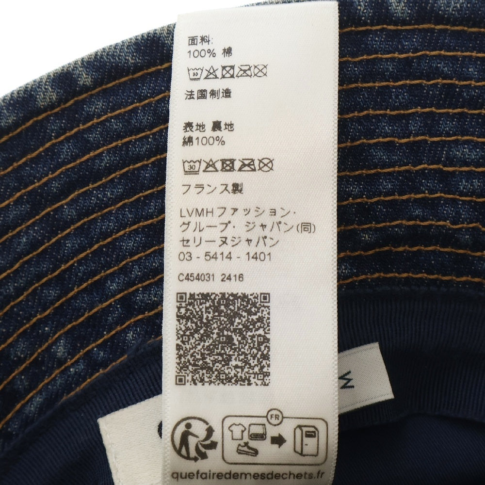 CELINE(セリーヌ) トレイルウォッシュ デニム バケットハット 帽子 2AUO8815V.08TI ネイビー