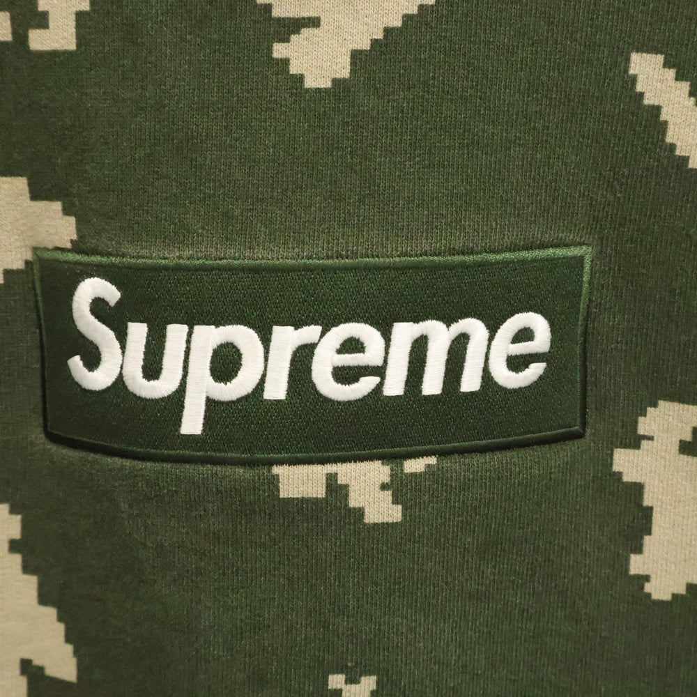 SUPREME(シュプリーム) 21AW Box Logo Hooded Sweatshirt Olive Russian Camo ボックスロゴ ロシアンカモ プルオーバースウェットパーカー フーディ グリーン