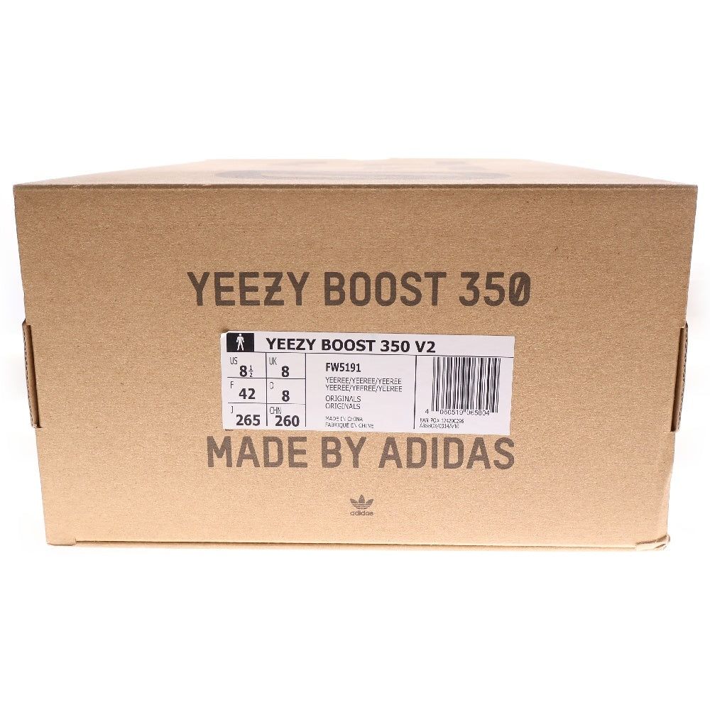 adidas(アディダス) YEEZY BOOST 350 V2 YEEZREEL FW5191 イージーブースト イーズリール ローカットスニーカー イエロー US8.5/26.5cm