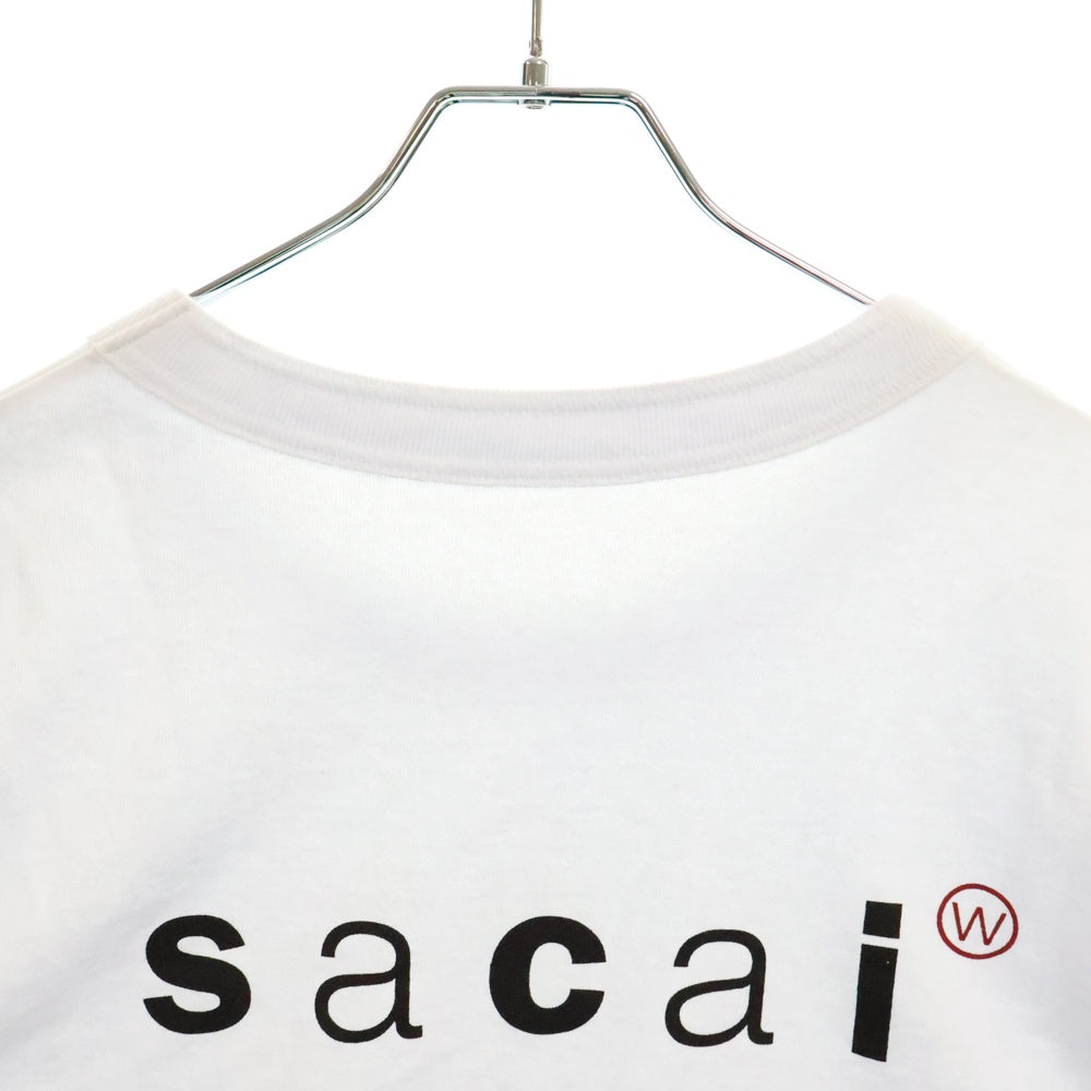 Sacai(サカイ) 25SS ×WTAPS Print T-Shirt 25-0928S Print ×ダブルタップス プリント半袖Tシャツ ホワイト