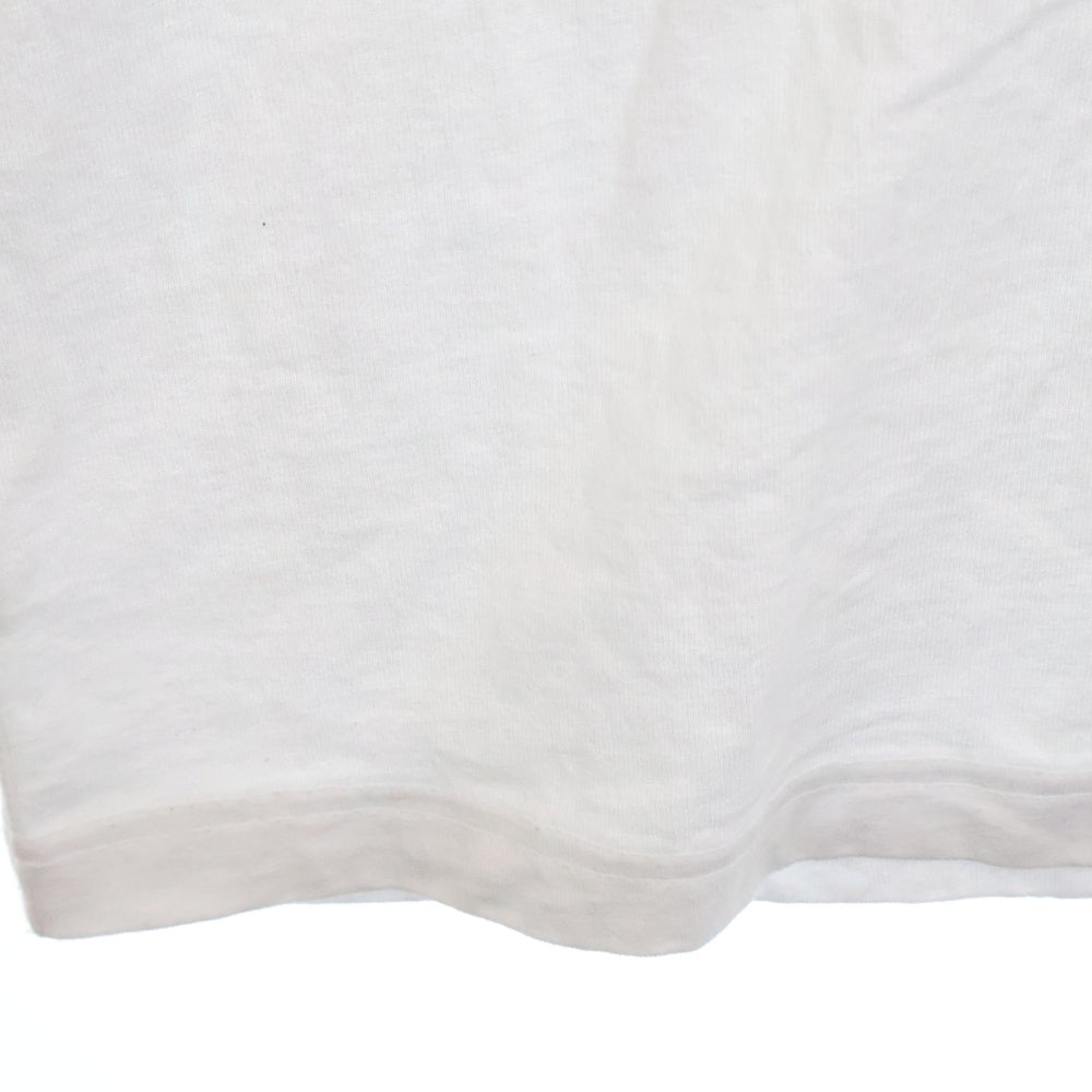 Sacai(サカイ) 24SS ×BUNNEY ×EUG Print T-Shirt 24-0903S ロゴ刺繍 プリント半袖Tシャツ ホワイト