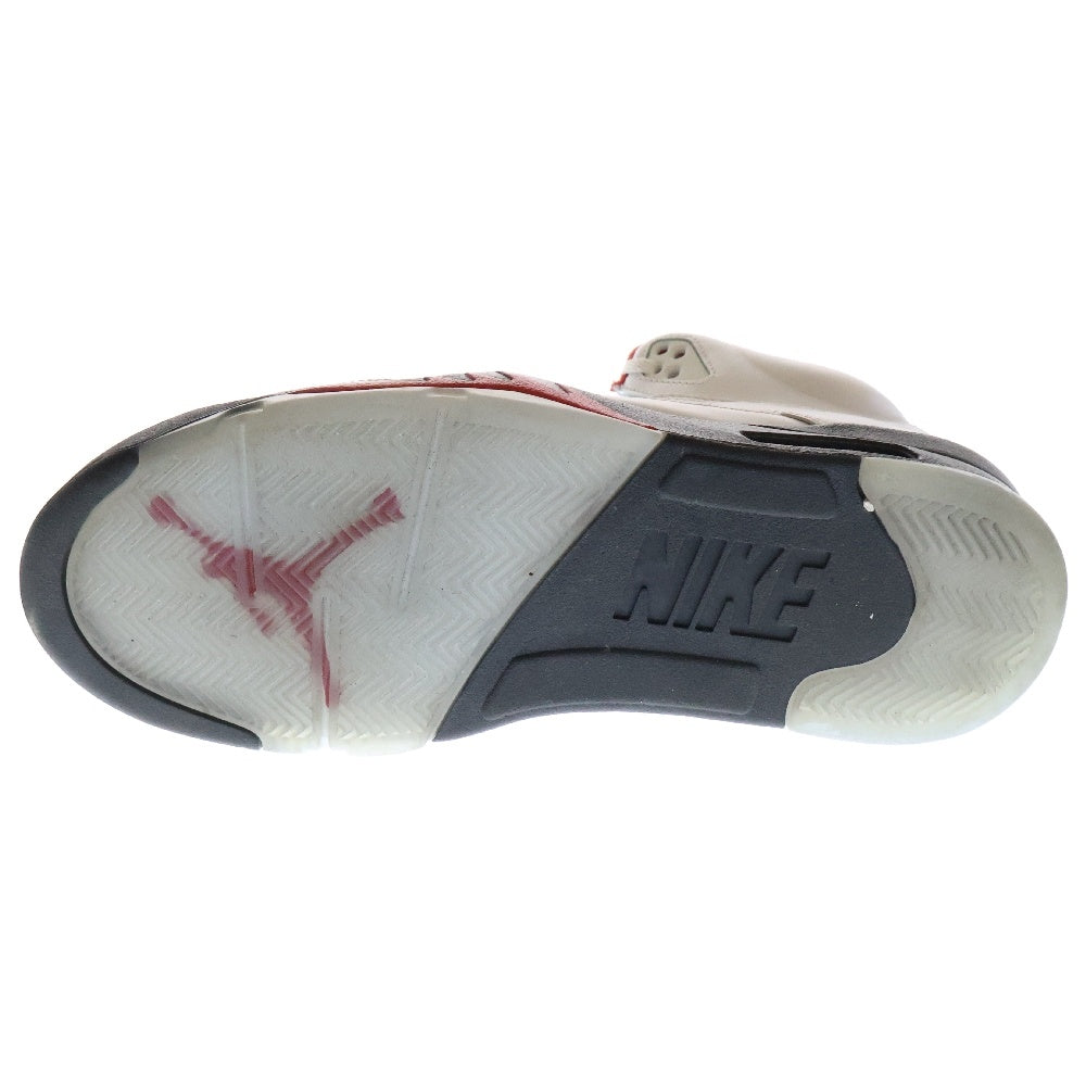 NIKE(ナイキ) AIR JORDAN 5 RETRO FIRE RED DA1911-102 エアジョーダン5 ファイアレッド ハイカットスニーカー ホワイト/レッド US10/28.0cm