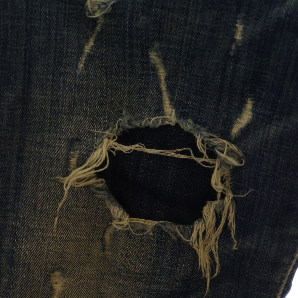 DSQUARED2(ディースクエアード) SLASH LIGHT COOL GUY JEAN S74LB0418 S30342 ボタンフライ ダメージ デニム スキニーパンツ インディゴ
