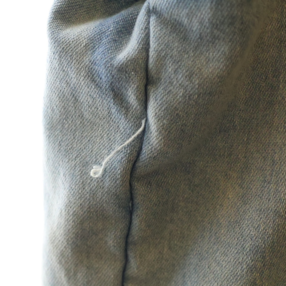 RON HERMAN(ロンハーマン) DENIM DOWN VEST 2420400092 コンチョボタン デニム ダウンベスト インディゴ