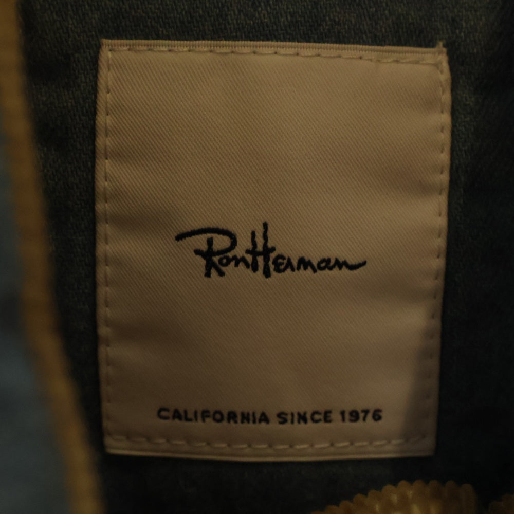 RON HERMAN(ロンハーマン) DENIM DOWN VEST 2420400092 コンチョボタン デニム ダウンベスト インディゴ