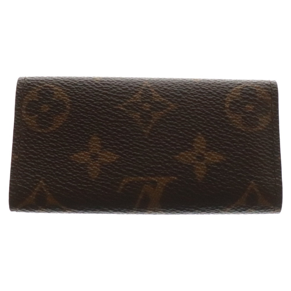 LOUIS VUITTON(ルイヴィトン) モノグラム ミュルティクレ4 4連キーケース R.R刻印入り ブラウン レディース M41945