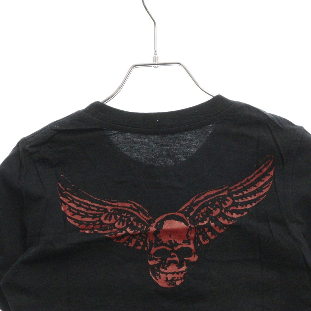 CHROME HEARTS(クロムハーツ) OLD Foti Skull Tee オールドモデル フォティ ウィングスカルTシャツ レディース ブラック