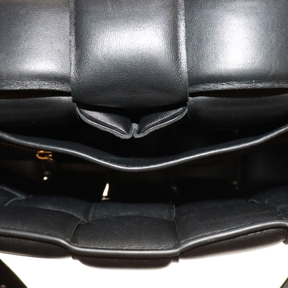 BOTTEGA VENETA(ボッテガヴェネタ) Padded Cassette 591970VCQR18425 パデッド カセット レザーショルダーバッグ ブラック