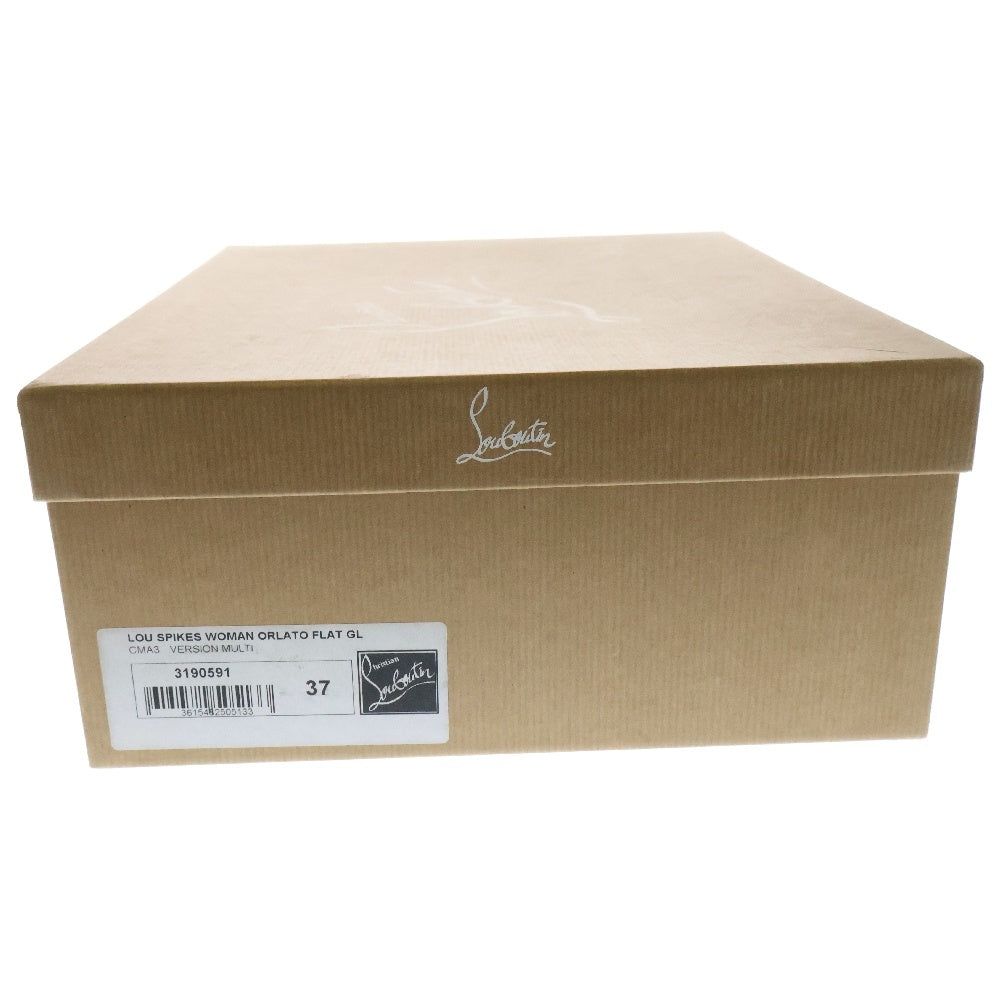 CHRISTIAN LOUBOUTIN(クリスチャンルブタン) Flat Spikes 3190591 CMA3 フラットスパイク スタッズラメハイカットスニーカー マルチ