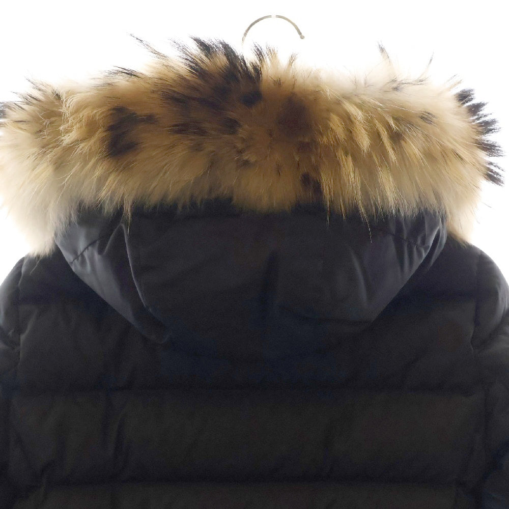 MONCLER(モンクレール) 21AW KHLOE GIUBBOTTO G20931C51202 68065 ベルト付きダウンコート ブラック レディース
