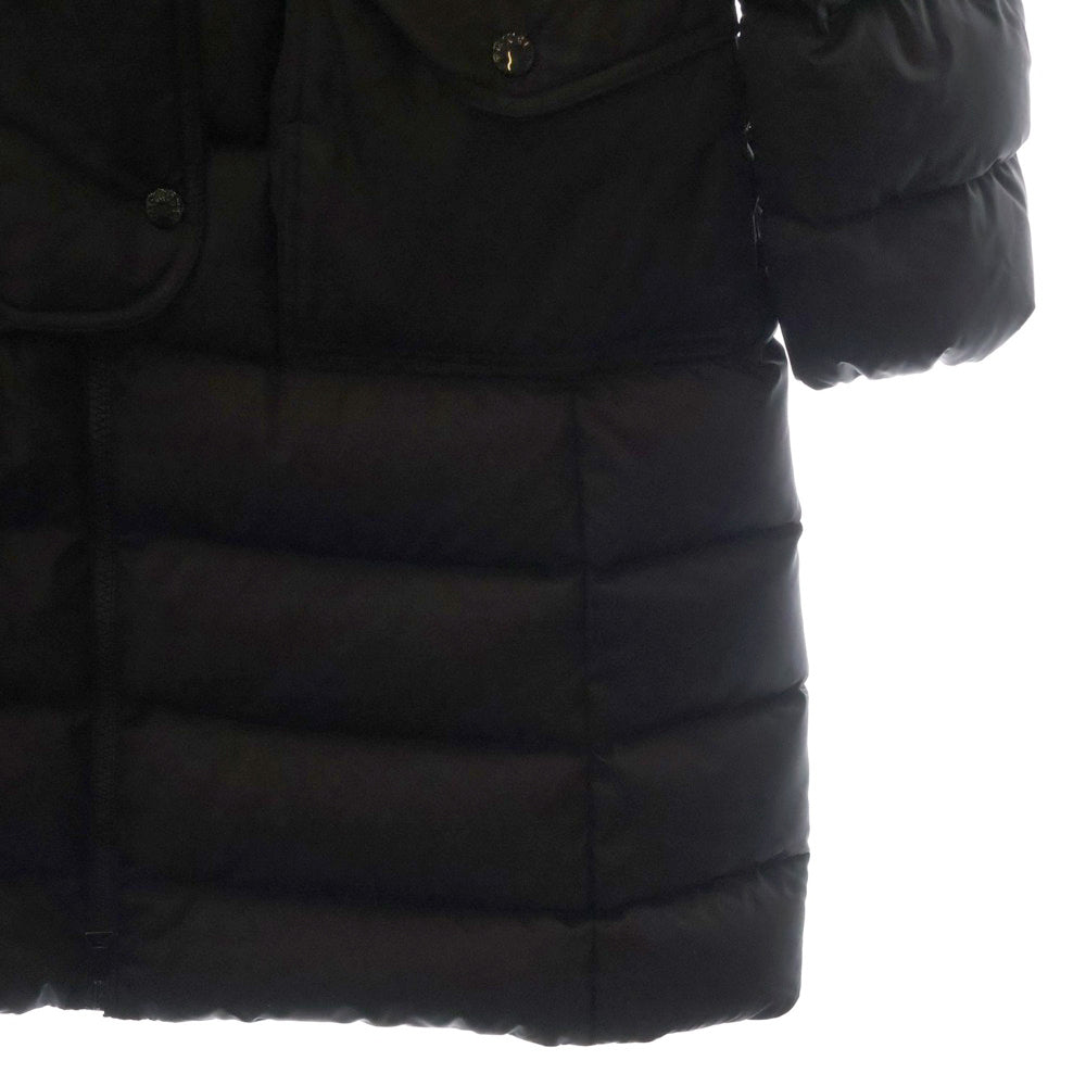 MONCLER(モンクレール) 21AW KHLOE GIUBBOTTO G20931C51202 68065 ベルト付きダウンコート ブラック レディース