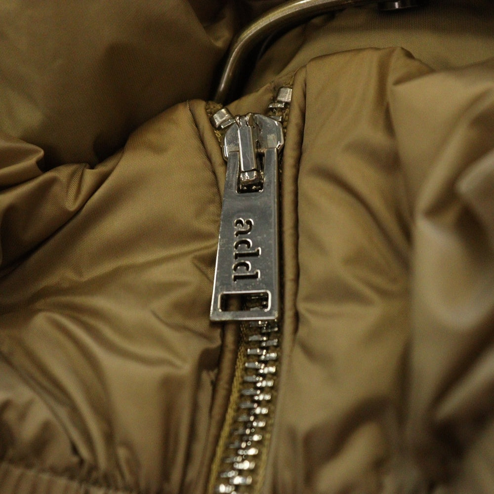 add(エーディーディー) Long Down Jacket KAW336 ロングダウンジャケット ベージュ