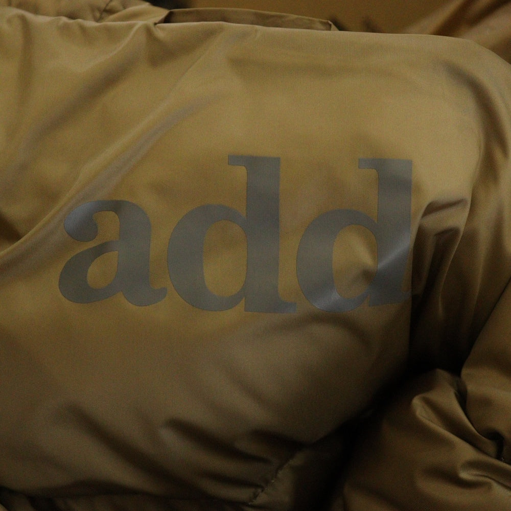 add(エーディーディー) Long Down Jacket KAW336 ロングダウンジャケット ベージュ