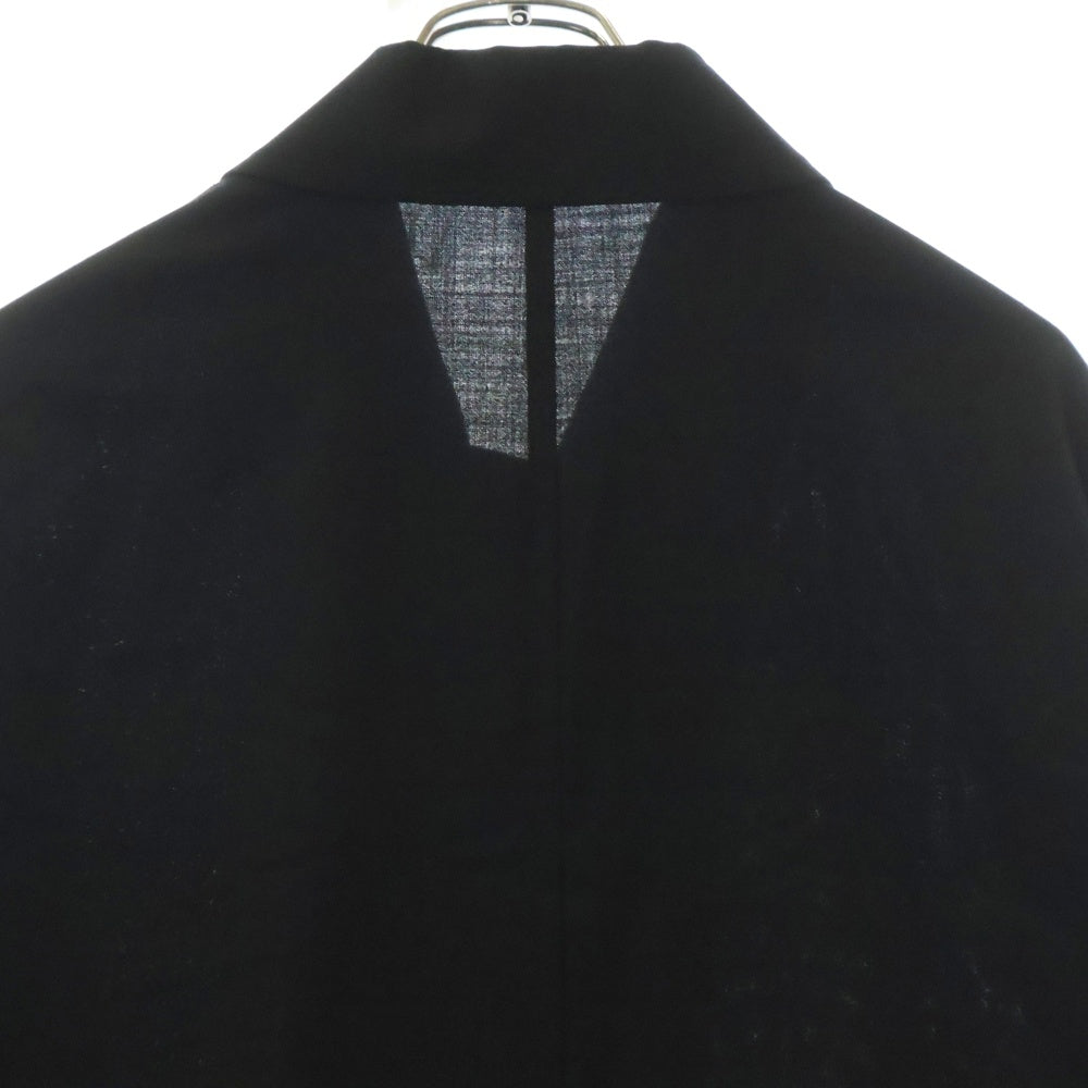 s'yte(サイト) COAT WITH SHIRT-STYLE COLLAR UI-C01-100 シャツスタイルコート ブラック