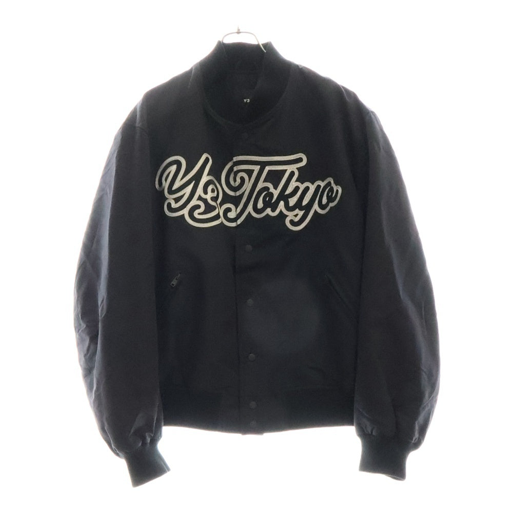 Y-3(ワイスリー) TEAM JACKET IQ2142 ワッペン チームジャケット ブルゾン ブラック