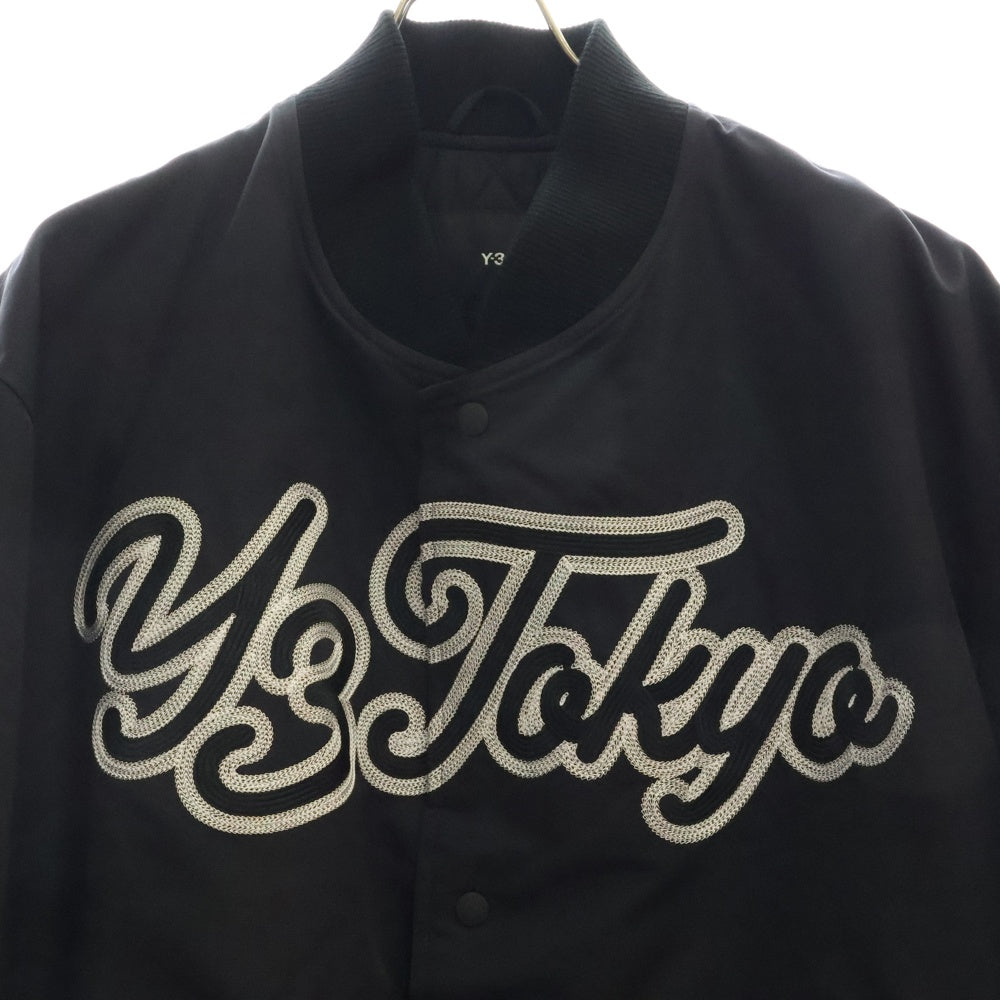 Y-3(ワイスリー) TEAM JACKET IQ2142 ワッペン チームジャケット ブルゾン ブラック