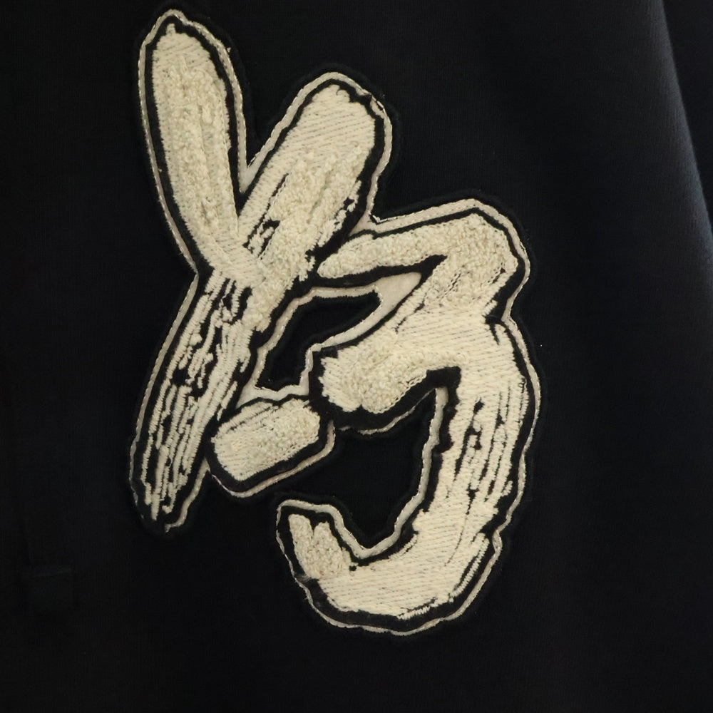 Y-3(ワイスリー) GRAPHIC LOGO FRENCH TERRY HOODIE H44810 グラフィックロゴ テリーフーディ ジャケット ブラック