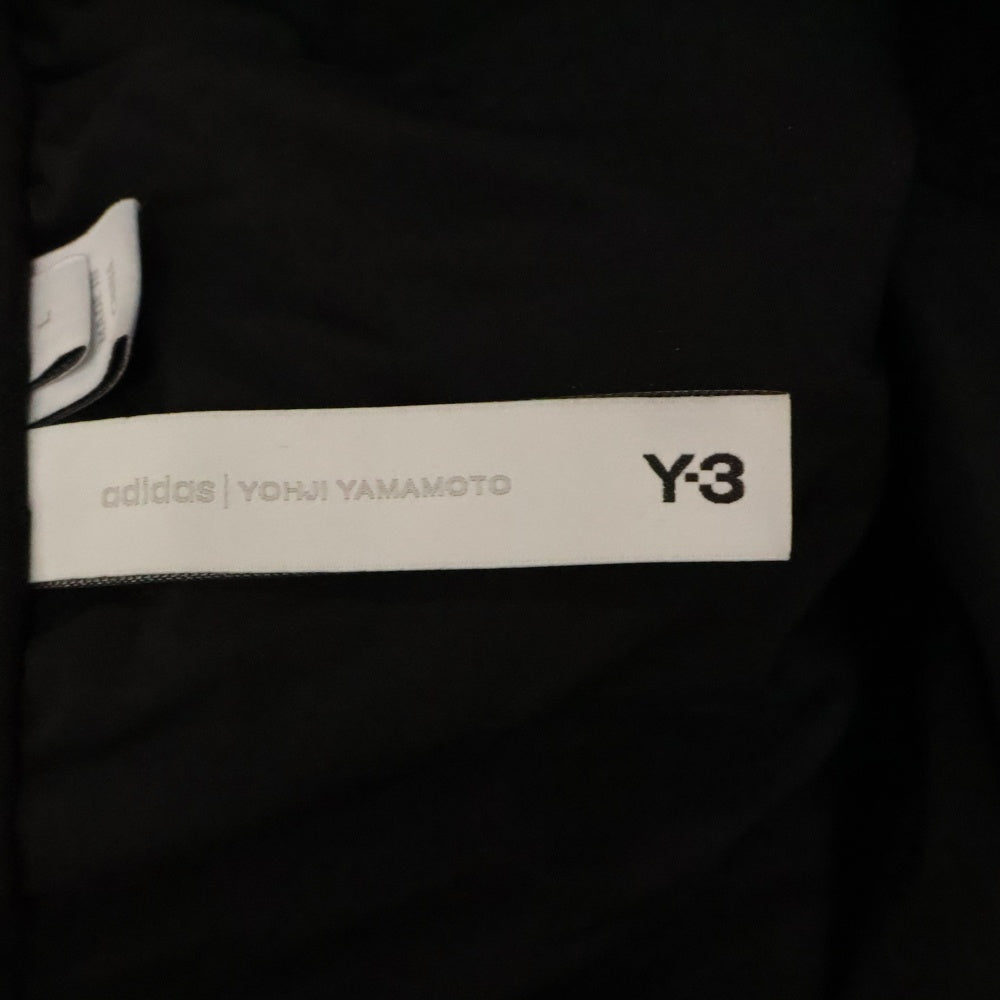 Y-3(ワイスリー) ENG STRPS STRGHT L PANTS スリーストライプ ウールメルトンパンツ ブラック