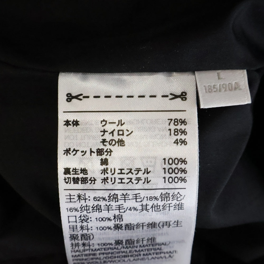 Y-3(ワイスリー) ENG STRPS STRGHT L PANTS スリーストライプ ウールメルトンパンツ ブラック