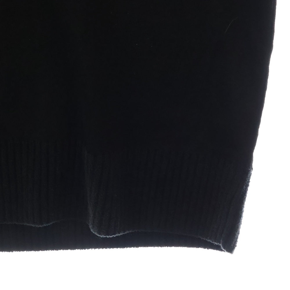Y-3(ワイスリー) LOGO KNIT VEST IL4619 Vネック ロゴ ニットベスト ブラック