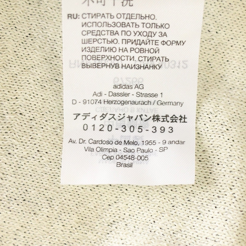 Y-3(ワイスリー) LOGO KNIT VEST IL4619 Vネック ロゴ ニットベスト ブラック