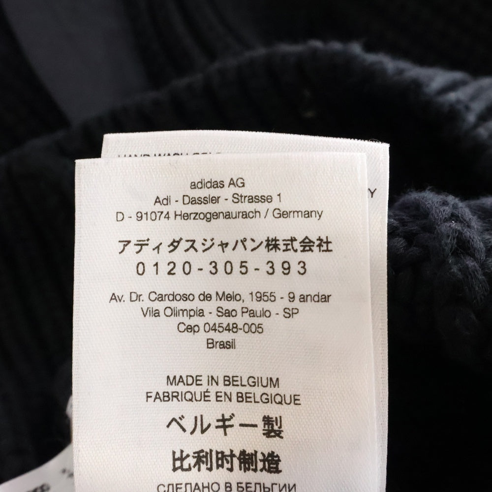 Y-3(ワイスリー) KNITTED FULL-ZIP SWEATER GK4811 ナイロン切替 ジップアップ ニットセーター ジャケット ブラック