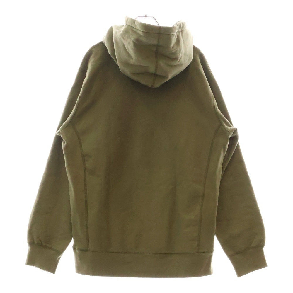 SUPREME(シュプリーム) 16AW Chrome Classic Logo Hooded Sweatshirt クローム クラシックロゴ フーデッドスウェットシャツ プルオーバー パーカー フーディ カーキ